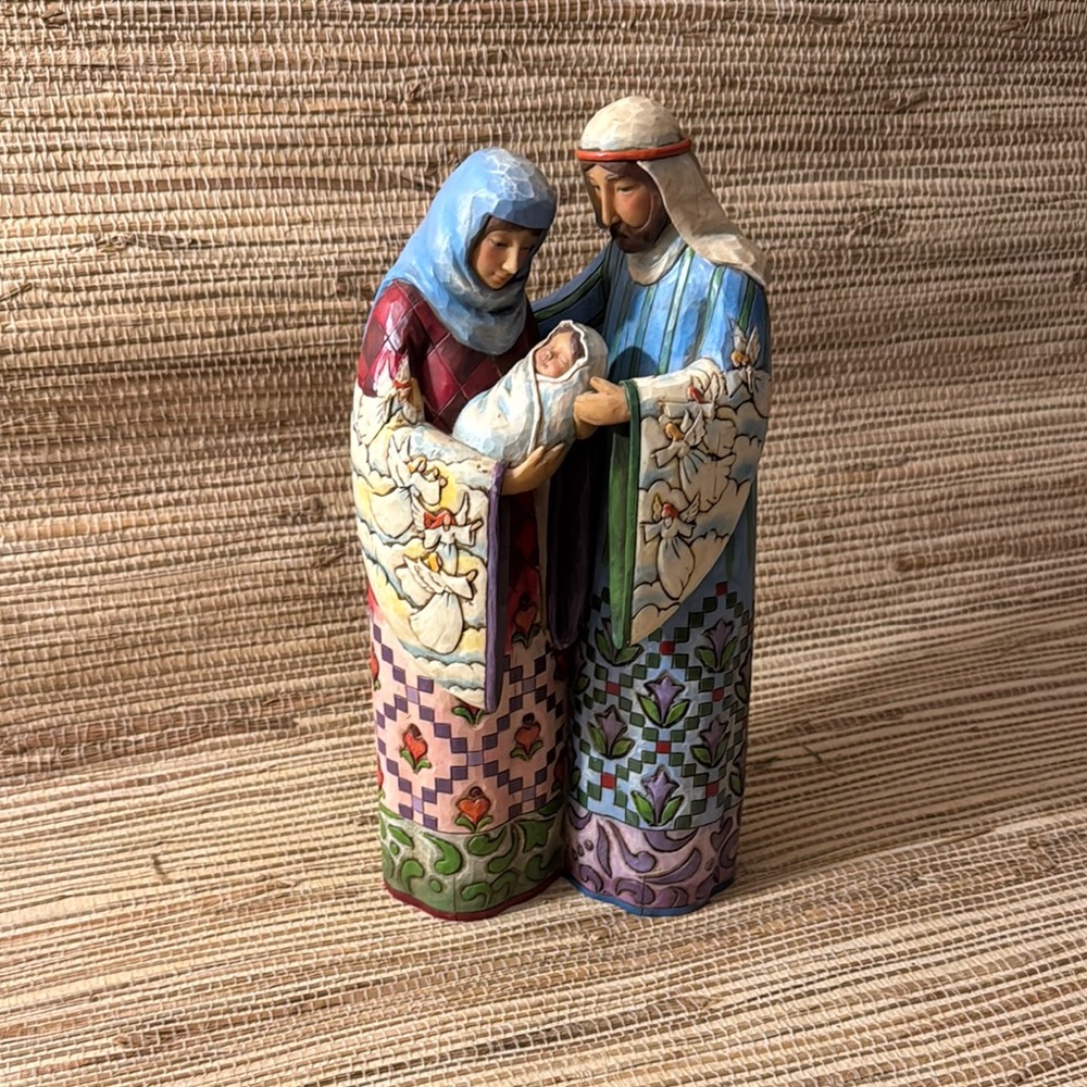 Jim Shore Holy Family Figurine “Blessed Family”